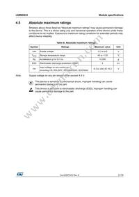 LSM6DS33TR Datasheet Page 21
