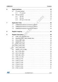 LSM6DS3USTR Datasheet Page 3