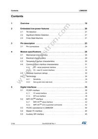 LSM6DSRTR Datasheet Page 2