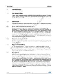 LSM9DS0TR Datasheet Page 20