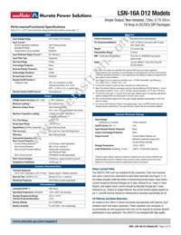 LSN-T/16-D12-C Datasheet Page 4