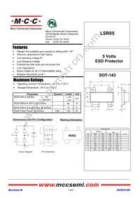 LSR05-TP Datasheet Cover