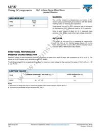 LSR3700001002KR500 Datasheet Page 3