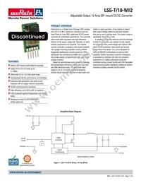 LSS-T/10-W12-C Cover