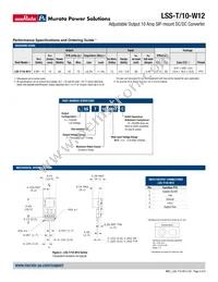 LSS-T/10-W12-C Datasheet Page 2