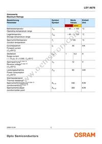 LSY A676-P2R1-1-0+Q2S1-1-0-20-R33-Z Datasheet Page 3