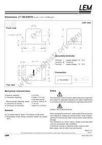 LT 100-S/SP30 Datasheet Page 2