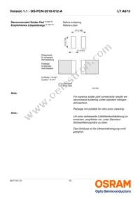 LT A673-P1Q2-25-0-10-R33-Z Datasheet Page 12