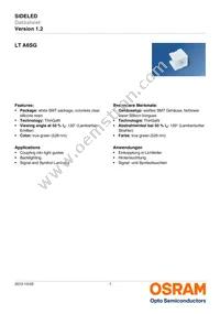 LT A6SG-V2AB-35-Z Datasheet Cover