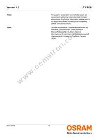 LT CPDP-KXKZ-26-0-350-R18-LM Datasheet Page 14