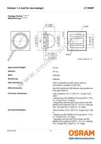 LT H9GP-JZKZ-26-1-350-R33-Z Datasheet Page 11
