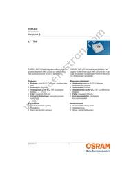 LT TTSD-T2V2-36-1 Datasheet Cover