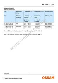 LT Y87S-P1Q2-35 Datasheet Page 2