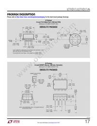 LT1011AMJ8 Datasheet Page 17