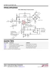 LT1011AMJ8 Datasheet Page 20