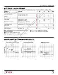 LT1039CN/R Datasheet Page 3