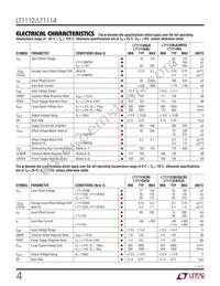 LT1112MJ8 Datasheet Page 4