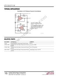 LT1112MJ8 Datasheet Page 16