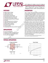 LT1129MPST-3.3 Datasheet Cover