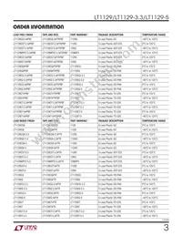 LT1129MPST-3.3 Datasheet Page 3