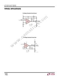 LT1211MJ8 Datasheet Page 16