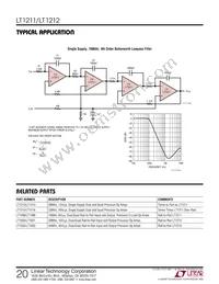 LT1211MJ8 Datasheet Page 20