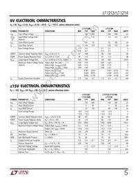LT1213MJ8 Datasheet Page 5