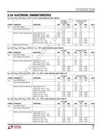 LT1213MJ8 Datasheet Page 7
