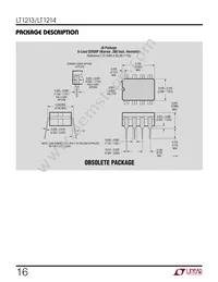 LT1213MJ8 Datasheet Page 16