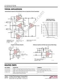 LT1213MJ8 Datasheet Page 20