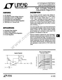 LT137AHVK Datasheet Cover