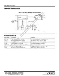 LT1501IS8-5 Datasheet Page 16