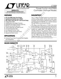 LT1508IN Datasheet Cover