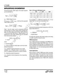 LT1508IN Datasheet Page 12