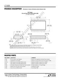 LT1508IN Datasheet Page 16