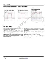 LT1990IS8-10#TRPBF Datasheet Page 10