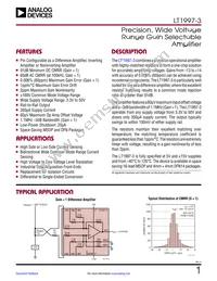 LT1997HDF-3#TRPBF Datasheet Cover