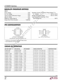 LT3009ESC8-5 Datasheet Page 2