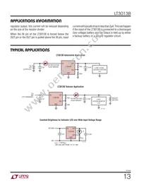 LT3013BEDE Datasheet Page 13