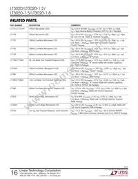 LT3020IDD Datasheet Page 16