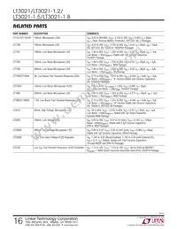LT3021EDH-1.2 Datasheet Page 16
