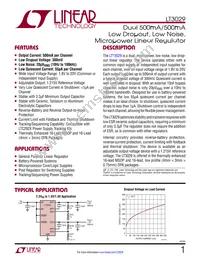 LT3029IDE Datasheet Cover