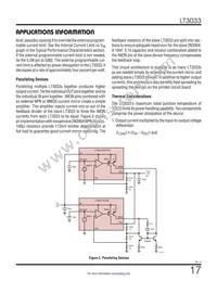 LT3033IUDC#TRPBF Datasheet Page 17