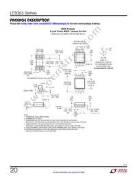 LT3063MPMS8E#TRPBF Datasheet Page 20