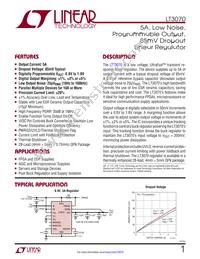 LT3070MPUFD Datasheet Cover