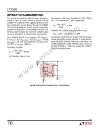 LT3080IST Datasheet Page 16