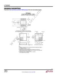 LT3092MPST Datasheet Page 20