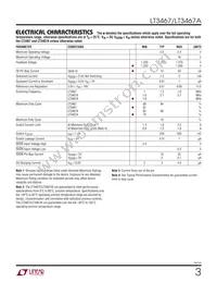 LT3467IDDB Datasheet Page 3