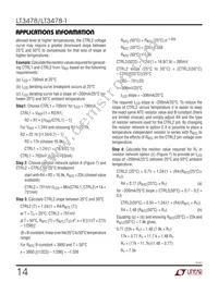 LT3478IFE-1 Datasheet Page 14