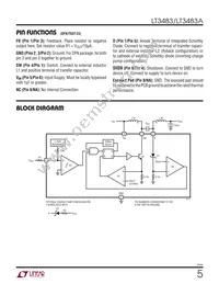 LT3483EDC Datasheet Page 5